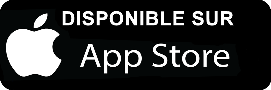 Bouton "Disponible sur l'App Store"