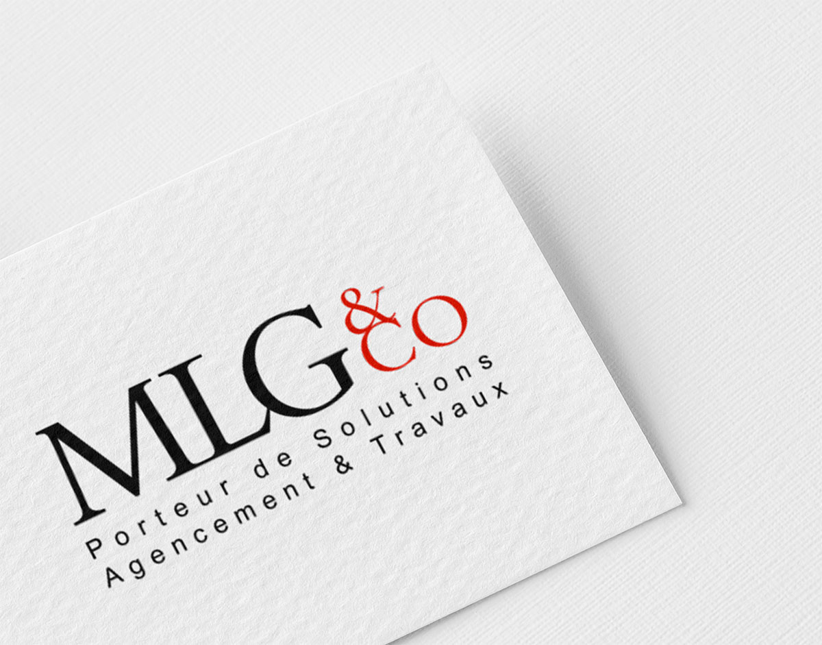 Mockup du logo MLG