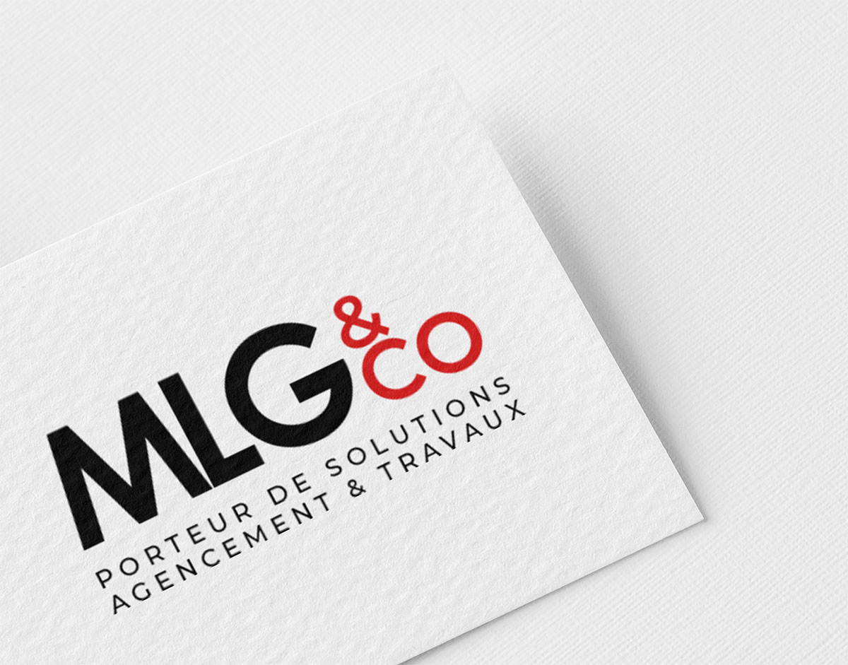 Mockup du logo MLG